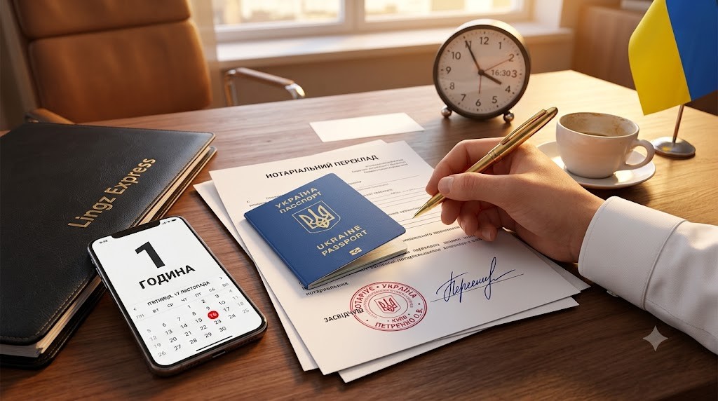Urgent Translation of Ukrainian Passport with Notarization in 1 Hour on Friday Afternoon