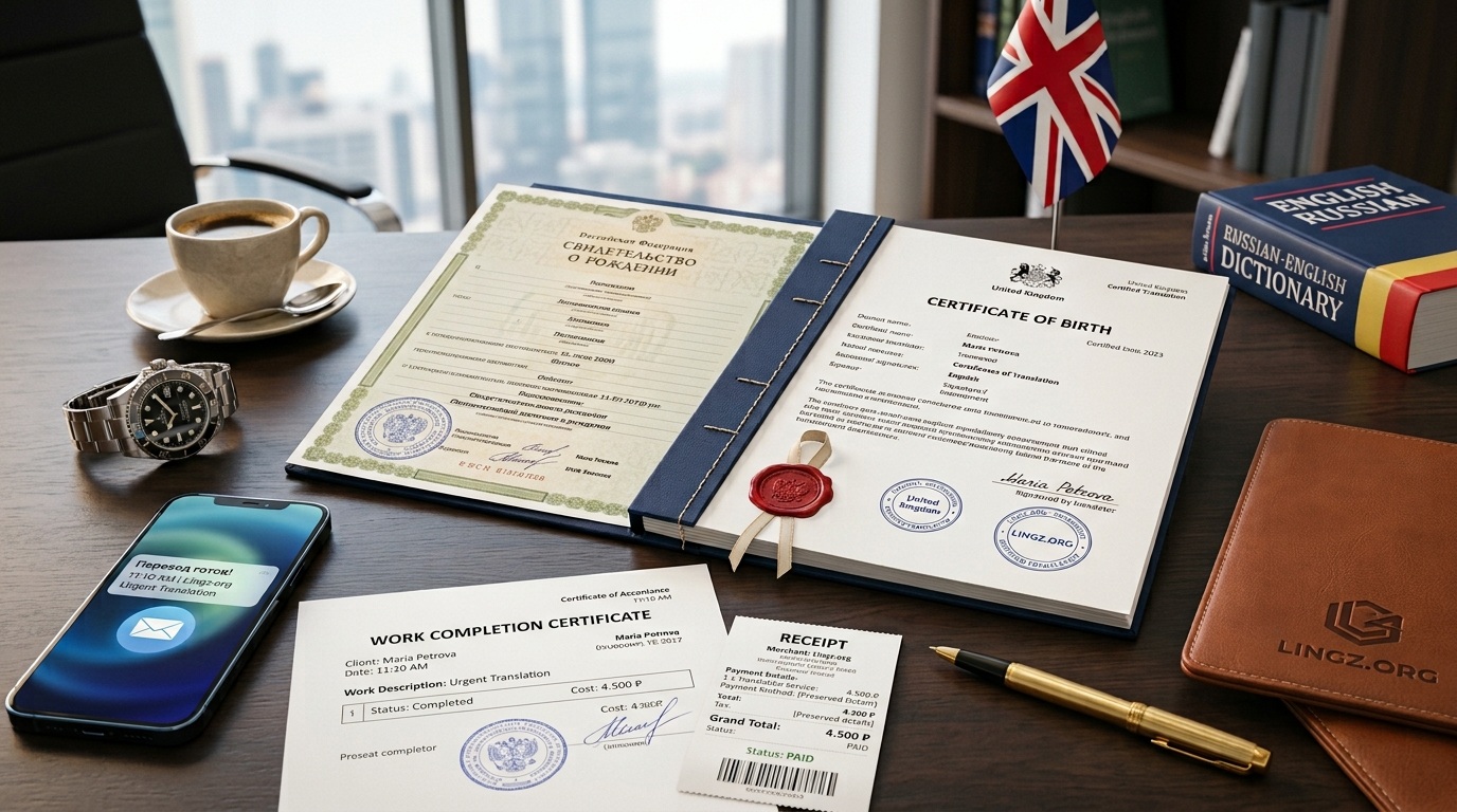 Urgent Birth Certificate Translation at Lingz.org — Faster Than a Translation Agency